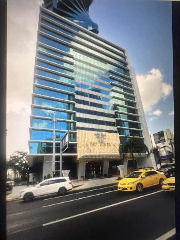 Modern conference room with skyline views office rental in F&F Tower Obarrio