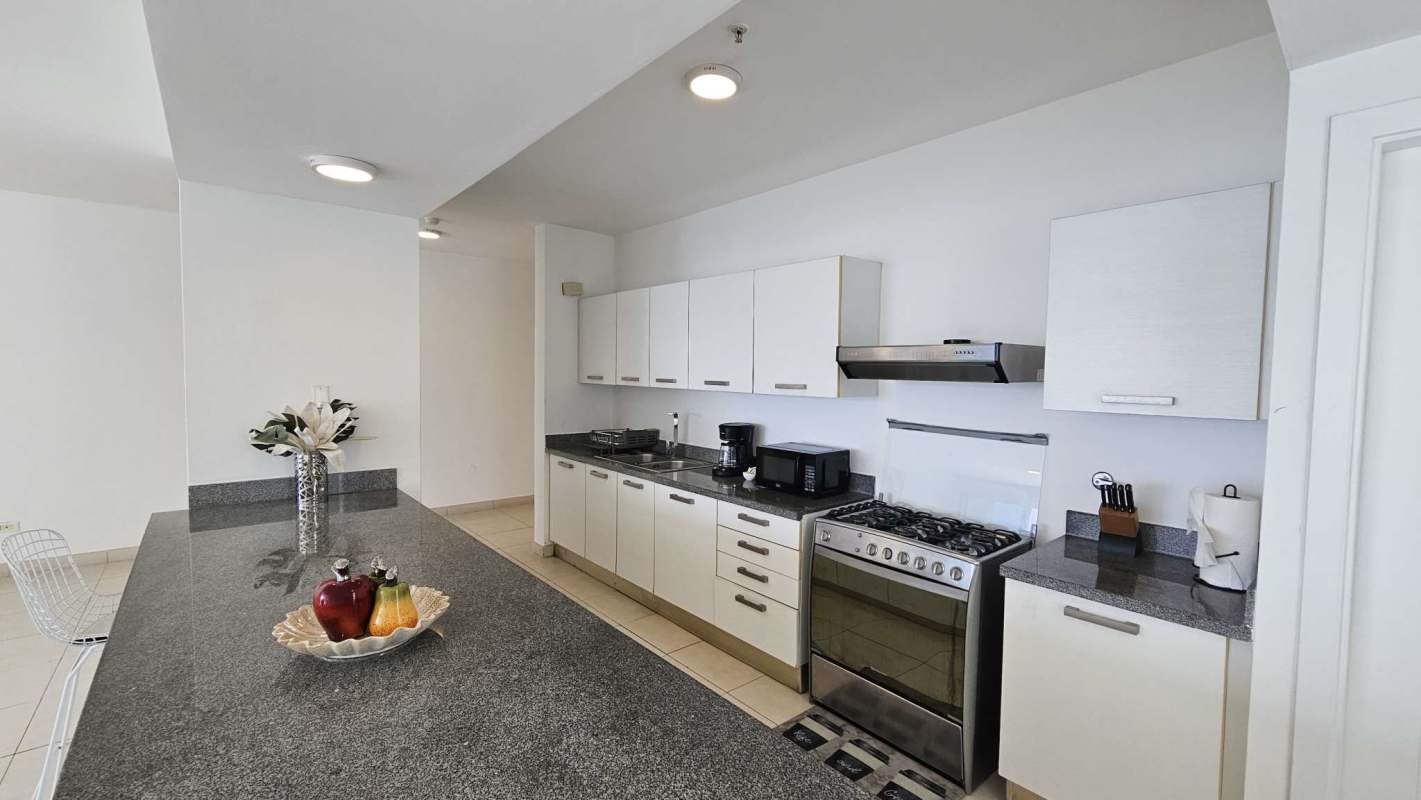 Modern bathroom with granite vanity counter in PH Waters Panama