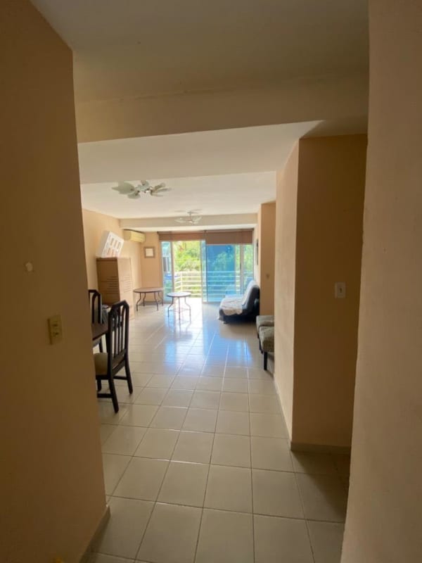 Living and dining room with natural light, balcony access PH Valencia Bethania Panama