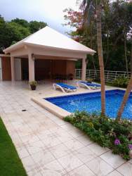 Balcony with railing facing ocean at PH Ocean Front Gorgona Panama
