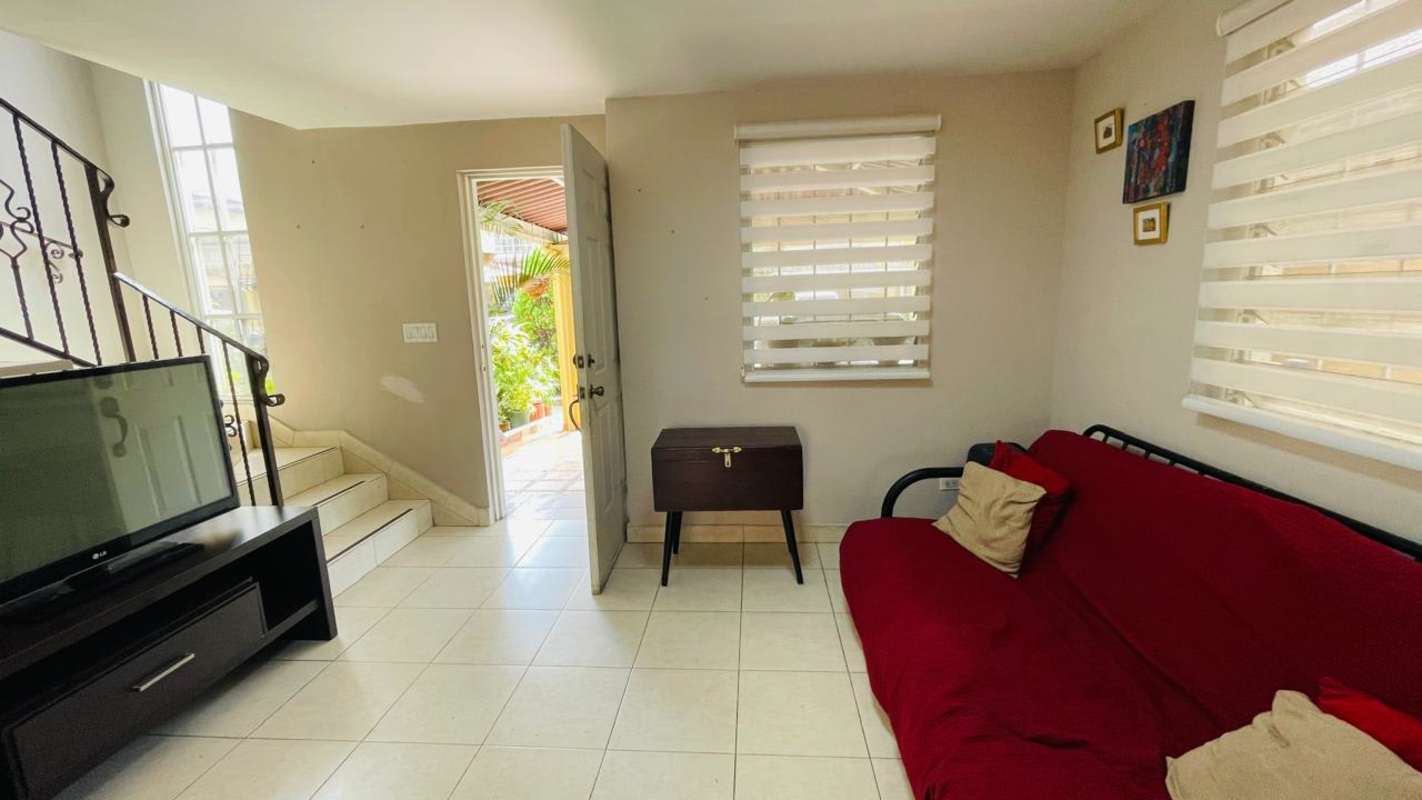 Kitchen with granite countertops, stainless appliances, ample cabinets, modern design in Condado del Rey Panama City