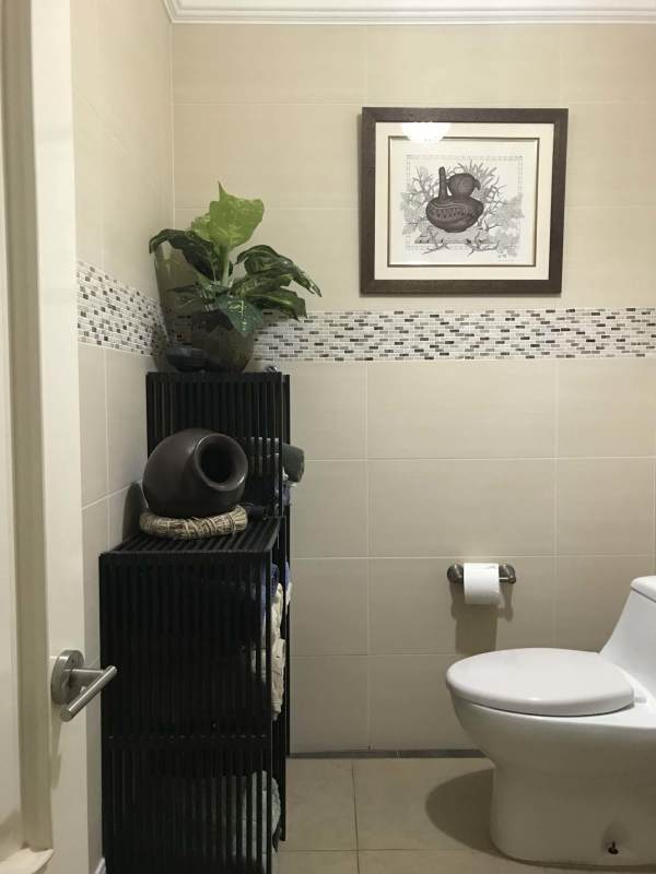 Modern granite countertop kitchen with appliances at PH El Cangrejo Tower Panama City