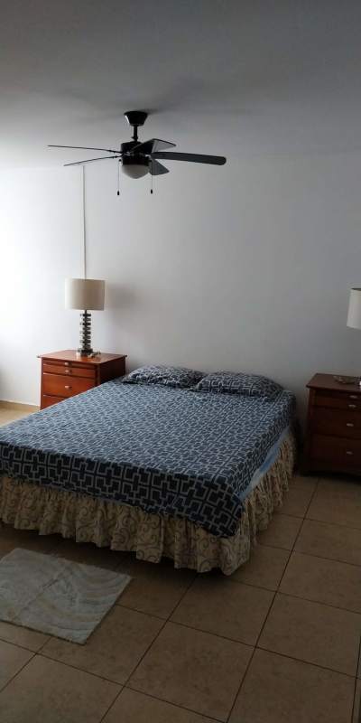 Pool, playground, basketball court aerial view at PH Transistmica Panama