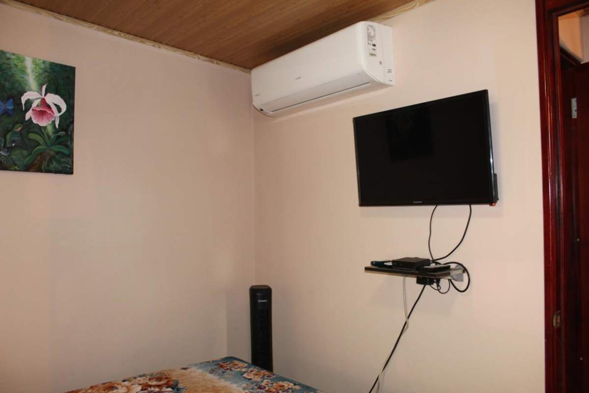 Laundry space with hookup in furnished apartment PH Condado Gardens Condado del Rey