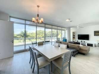 Spacious bedroom with ocean views and modern furnishings in PH Solea