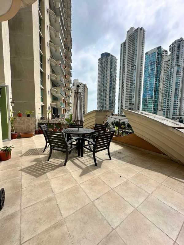 Fitness center with large windows and city view at PH Mystic Point Punta Pacifica