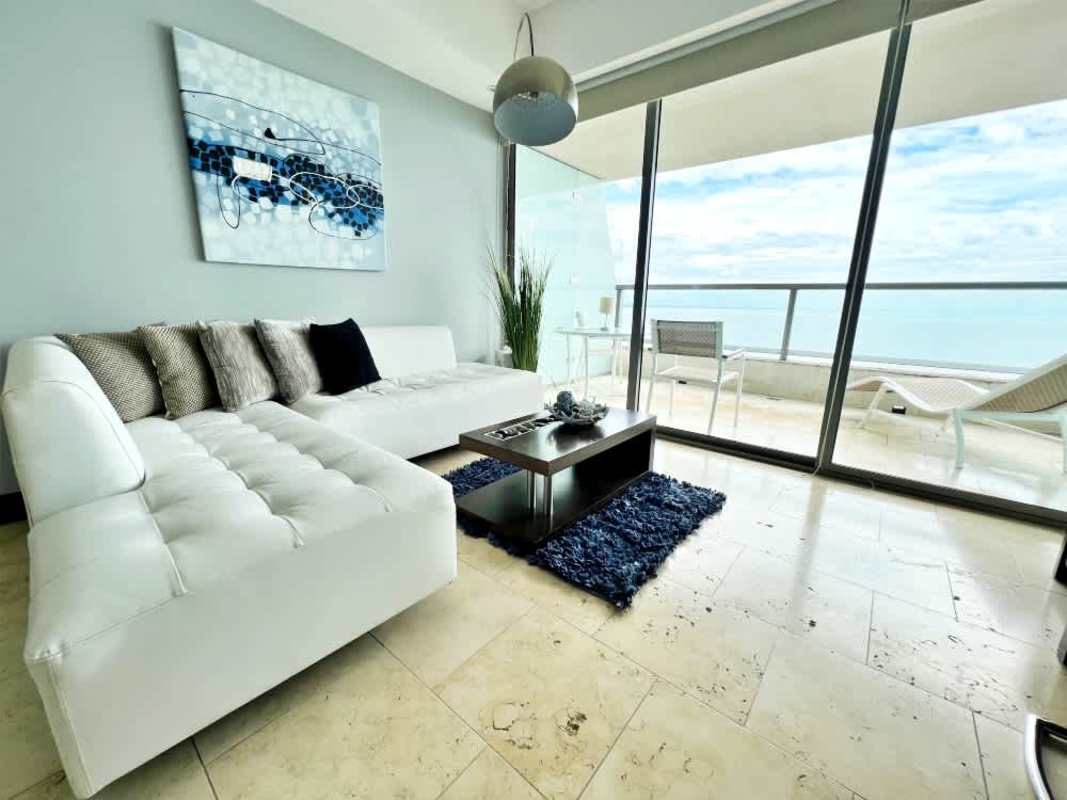 Elegant king bed suite with ocean views in JW Marriott Bayloft Punta Pacifica Panama