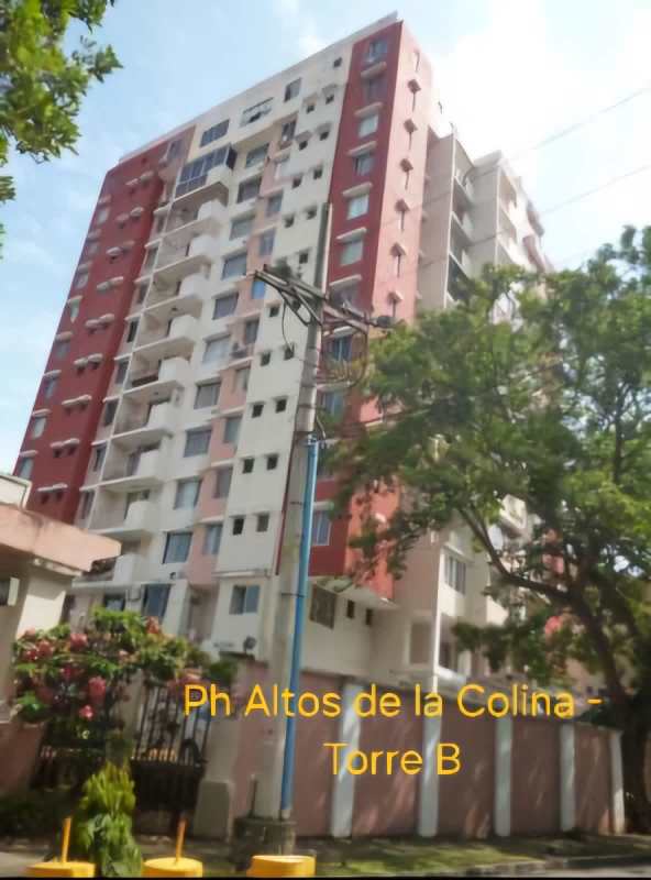 Minimalist hallway connecting rooms with tile flooring in PH Altos de la Colina Panama City