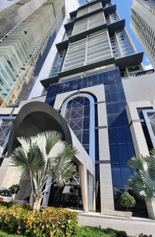 Modern hallway marble flooring luxury finish Empire Residences Santa Maria Panama