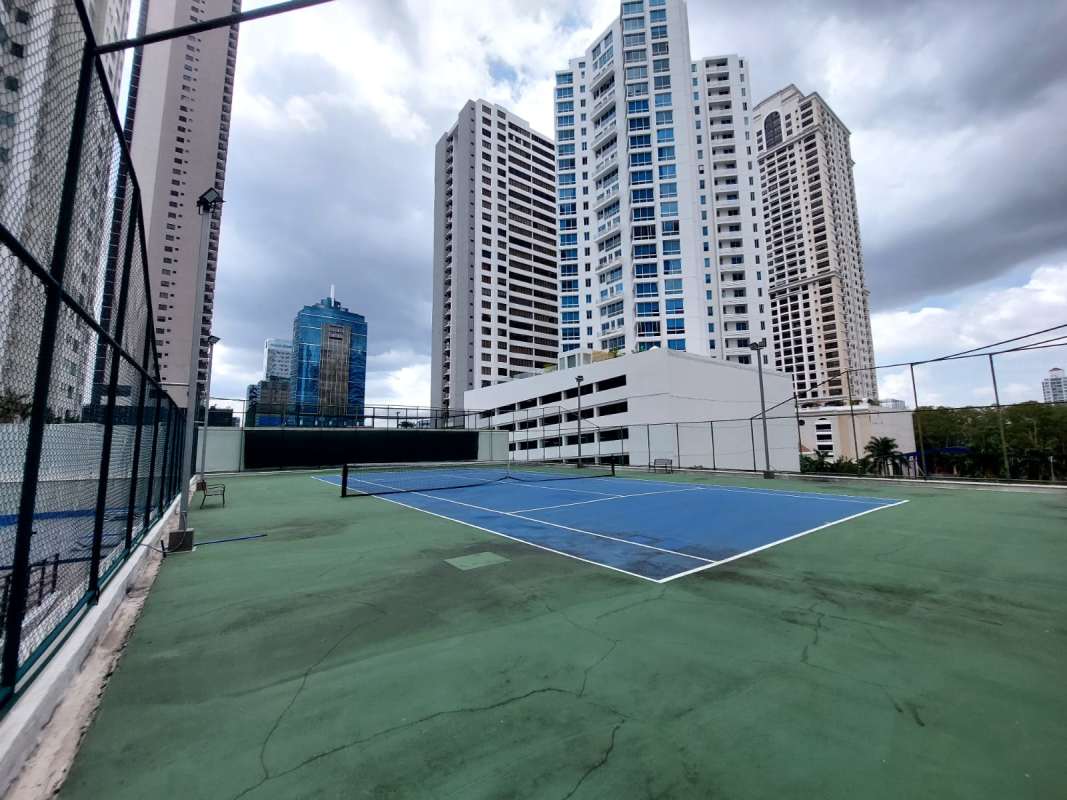 Open plan kitchen dining living area with neutral tone furnishings PH Bali Panama