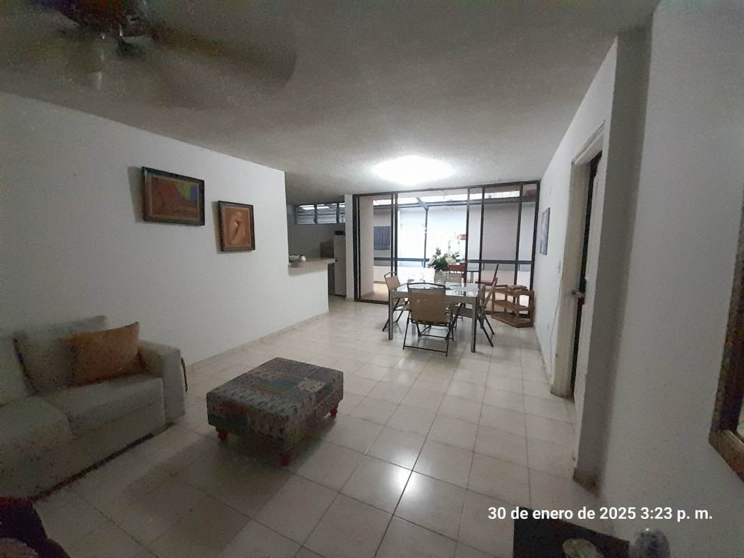 Minimalist living dining area apartment at PH La Gaviota Panama City for sale