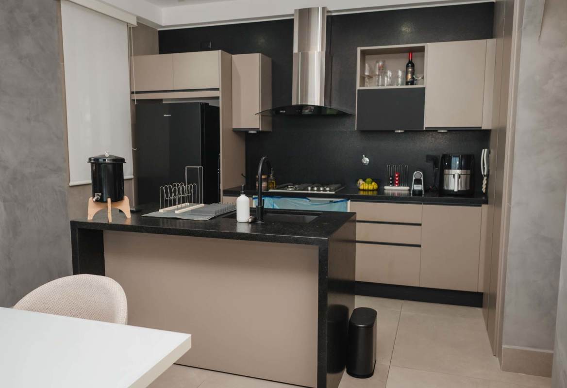 Bedroom with queen bed and city ocean view Victory Wellness Tower Coco del Mar Panama