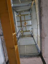 Spacious industrial warehouse with concrete floor and fluorescent lighting in Free Trade Zone Colón