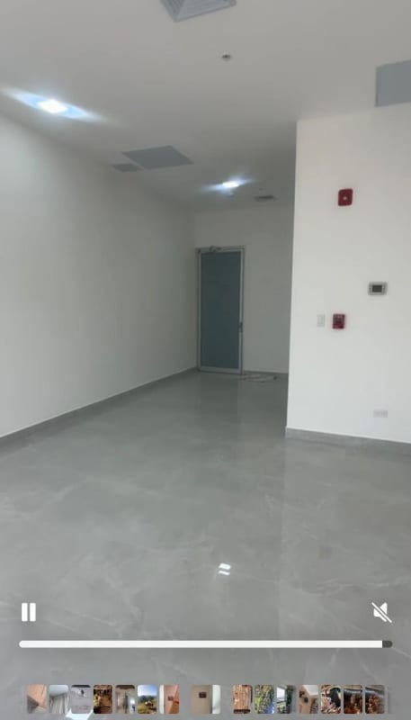 Polished commercial workspace with white walls and ceiling lighting in Town Center Costa del Este Panama