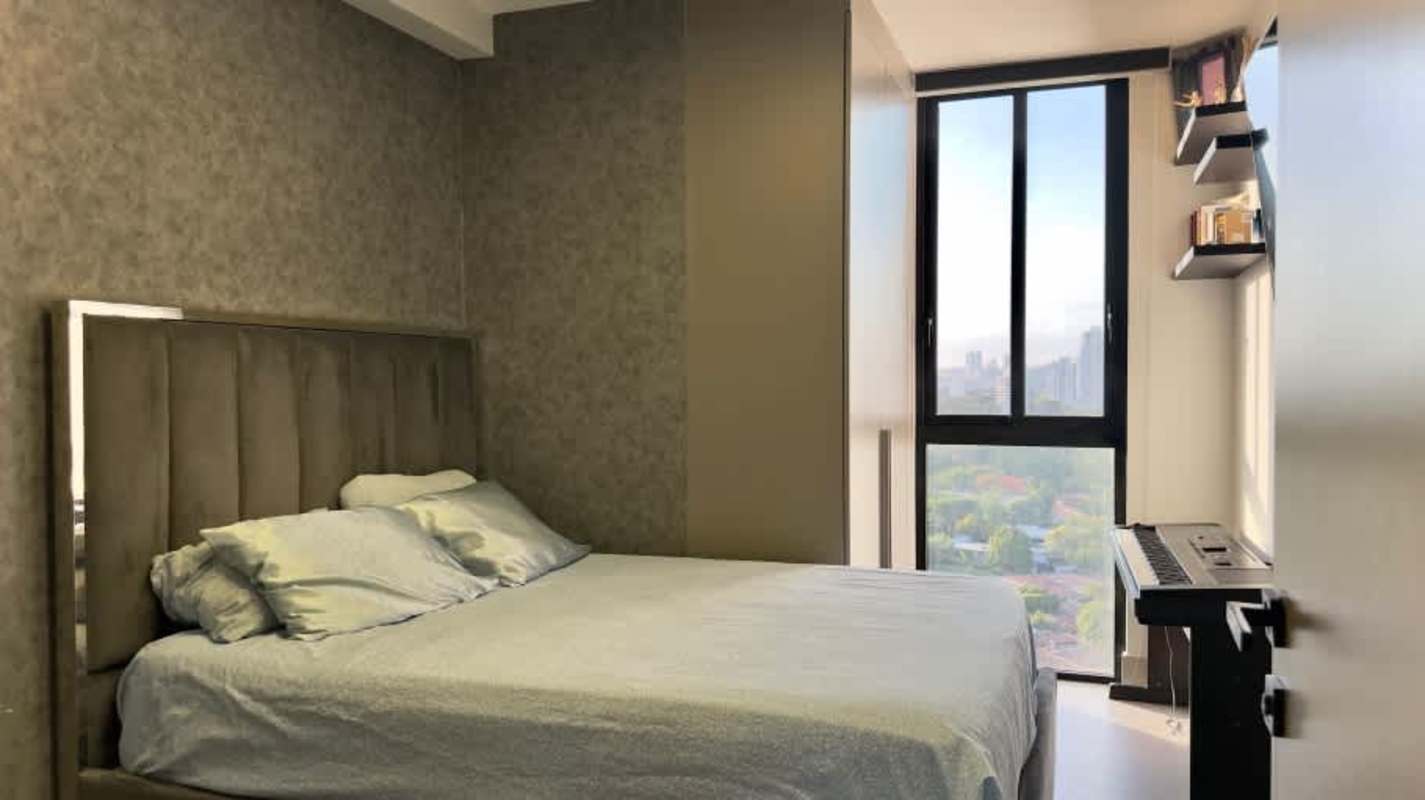 Modern kitchen island open concept with stainless appliances PH Victory Wellness Coco del Mar Panama City