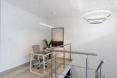 Bedroom with large windows light decor in Villas de Valencia Nuevo Arraiján Panama