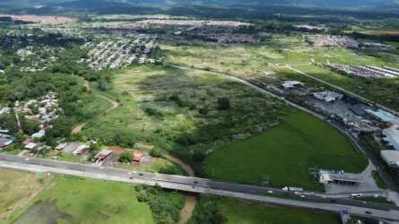 Large open commercial parcel with highway frontage in Cabra Pacora Panama