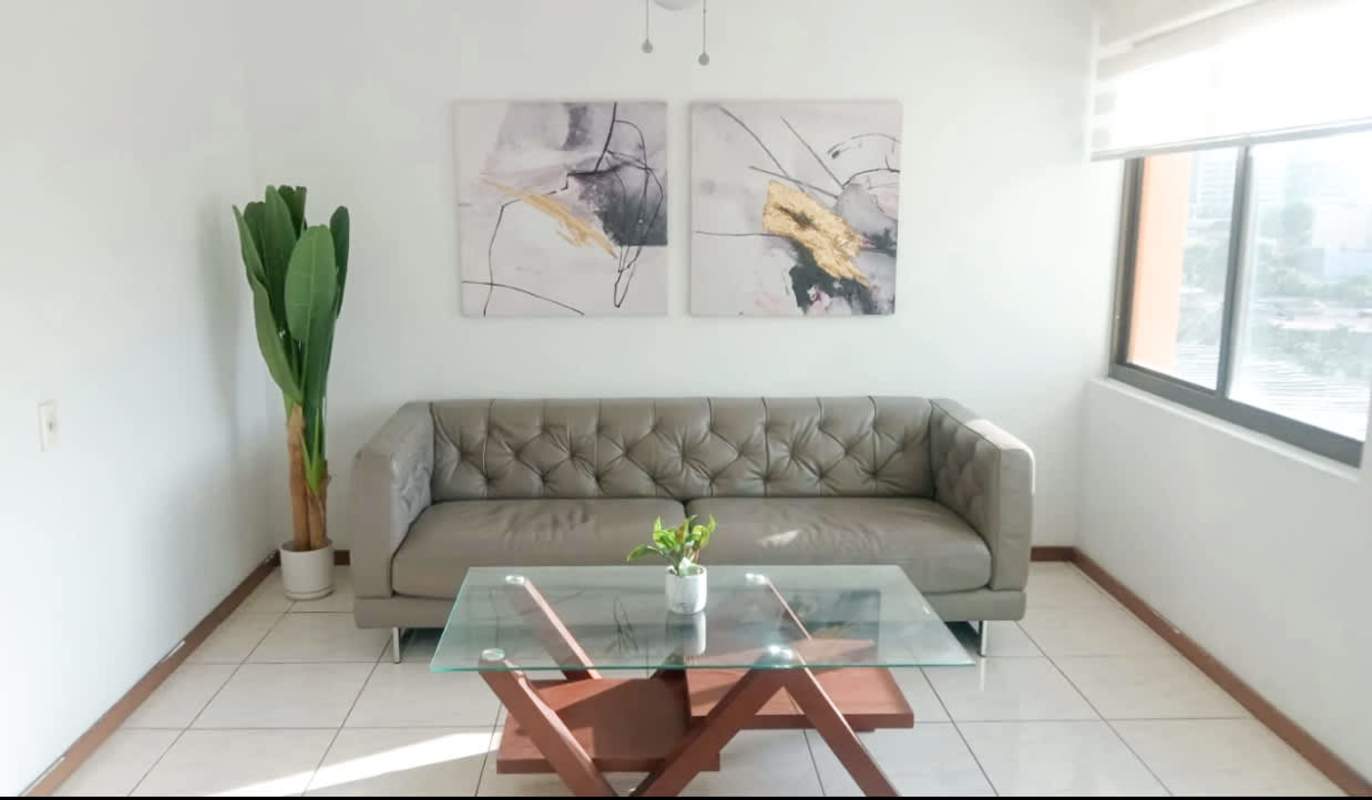 Kitchen with appliances at PH Pacific Wind Punta Pacífica Panama