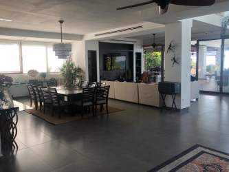 Fully equipped gourmet kitchen with granite countertops stainless appliances in Playa Coronado luxury beachfront mansion