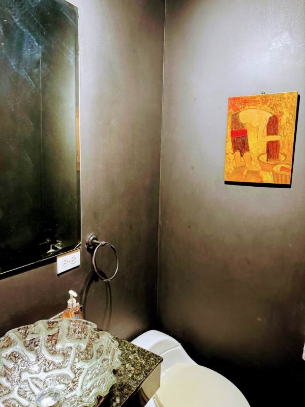 Dedicated study and work from home office area in furnished rental PH The View Panama City