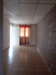 Main living area tiled floor empty room in 3BR house Nuevo Emperador Panama
