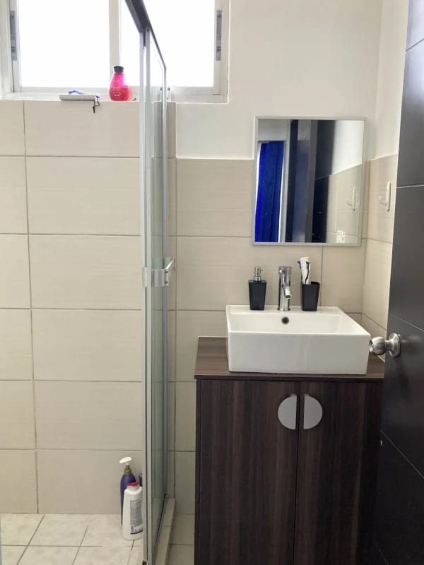 Furnished kitchen with granite counters and appliances in PH Centennial Panama