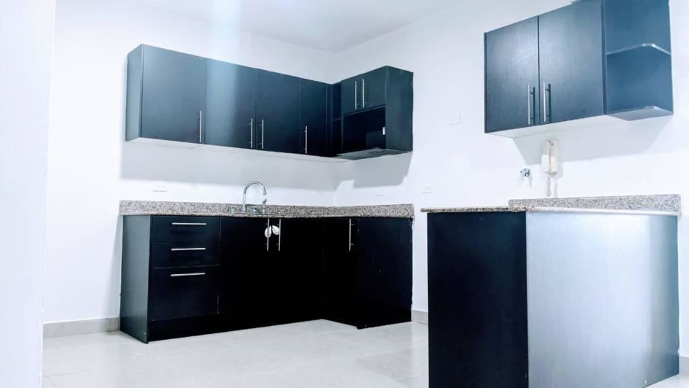 Panoramic view balcony facing city skyline in PH Keops Tower San Francisco Panama