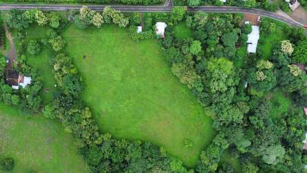 Aerial photo large cleared lot in natural surroundings close to Playa Venao Panama