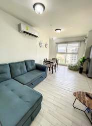 Living room with balcony access and sea views PH Ventanas del Mar Playa Caracol Panama