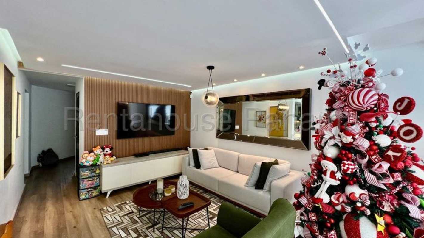 Bright modern living area overlooking terrace in house for sale Albrook Panama