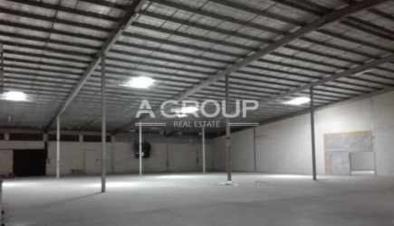 Wide open space inside warehouse at France Field Zona Libre Colón Panama