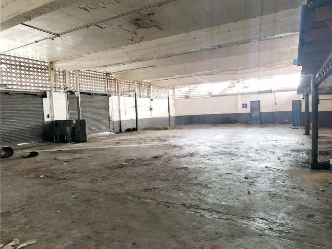Spacious 7m high warehouse interior at Parque Lefevre Panama with concrete floor and natural light