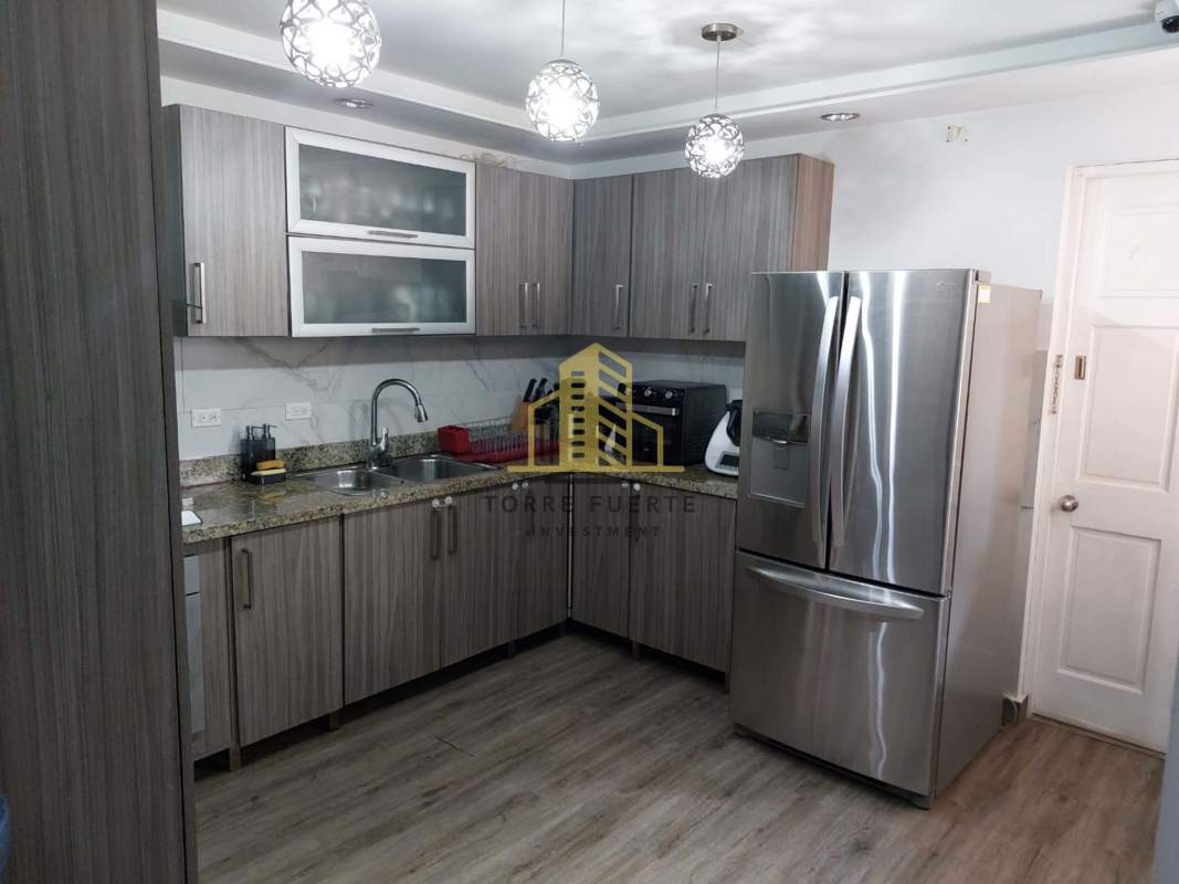 Kitchen with modern appliances and granite style counters Villa Lucre house sale Panama