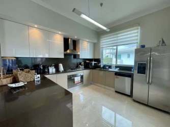 Kids bedroom with bunk bed and window at Bijao Balboa 6 Panama beach property