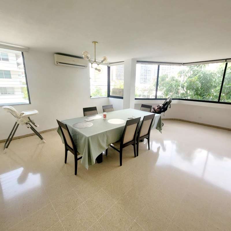 Granite kitchen with built-in appliances and ample storage space in PH Barlovento Punta Paitilla