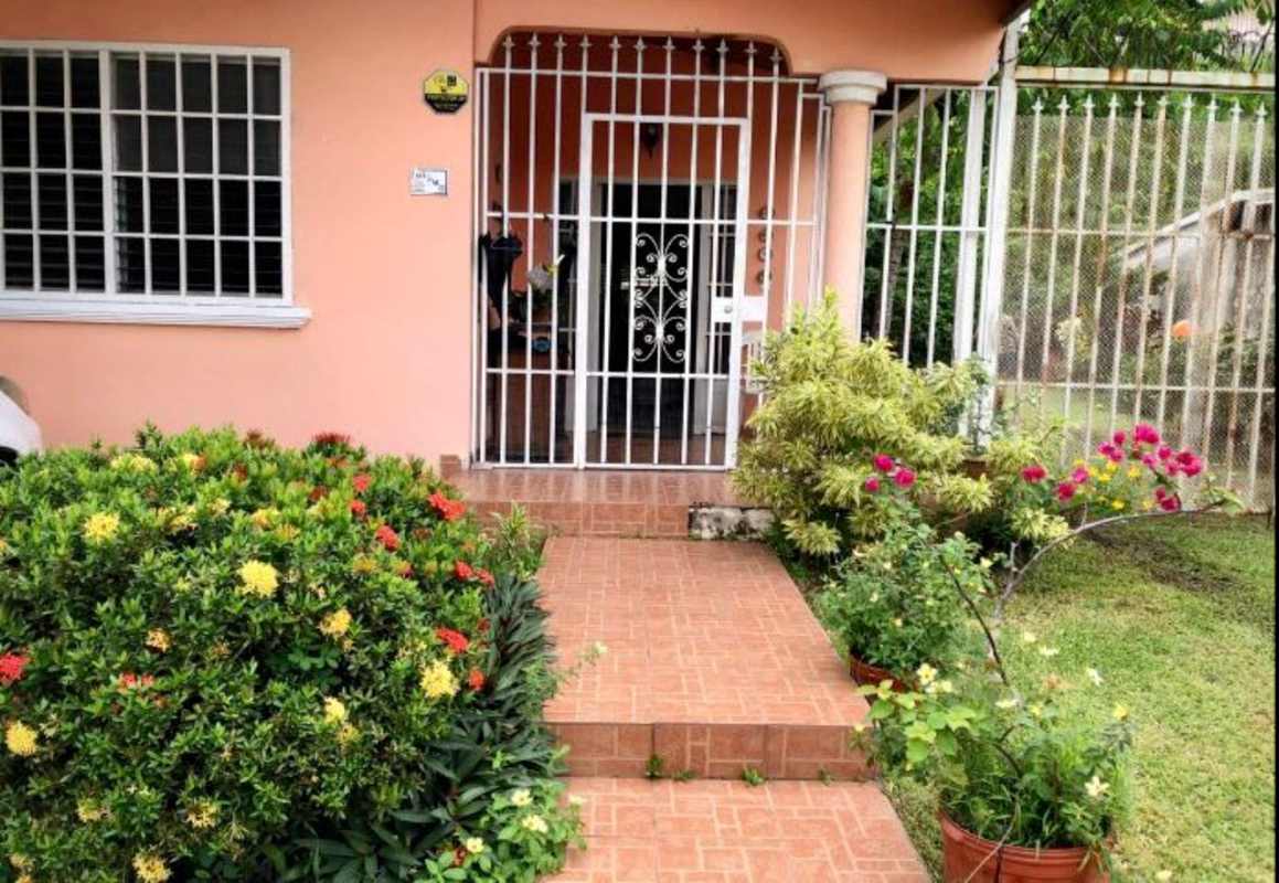 Traditional kitchen with ceramic tile and double sink in Brisas del Golf Panama City
