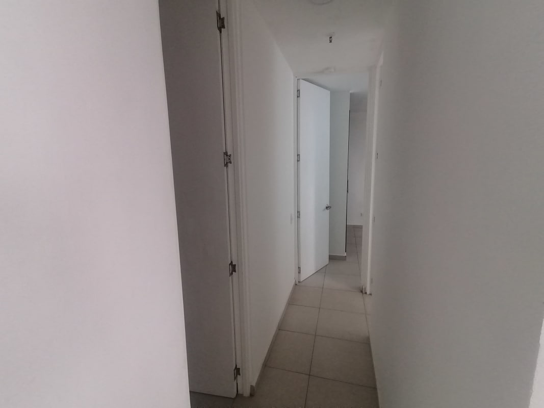 Interior hallway connecting rooms modern design PH Alsacia Tower Panama