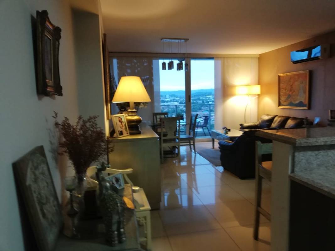 City view from balcony high floor PH Top Tower Costa del Este Panama