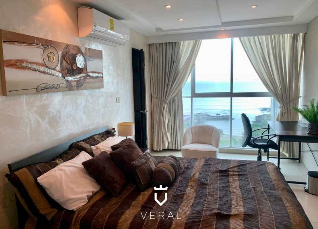 Fitness center with cardio and weight equipment at PH Pacific Sea Punta Pacifica Panama