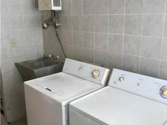 View from spacious balcony overlooking the saltwater pool Playa Blanca Panama condo