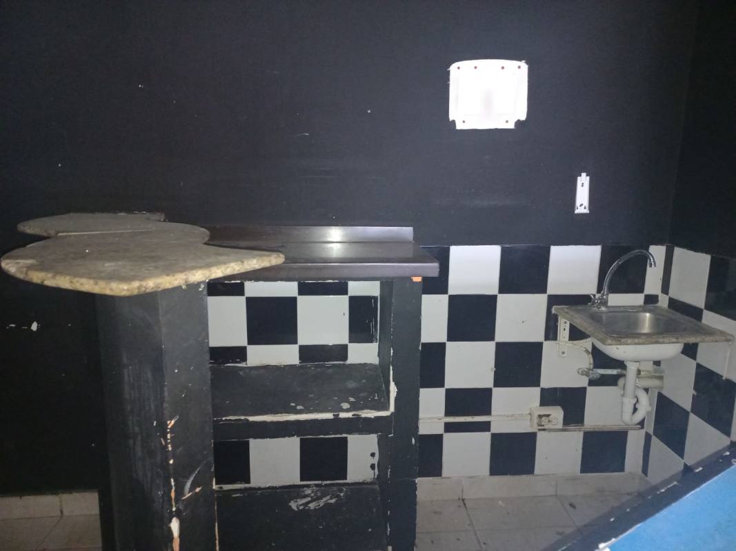 Large parking lot at commercial retail plaza Brisas del Golf Panama City