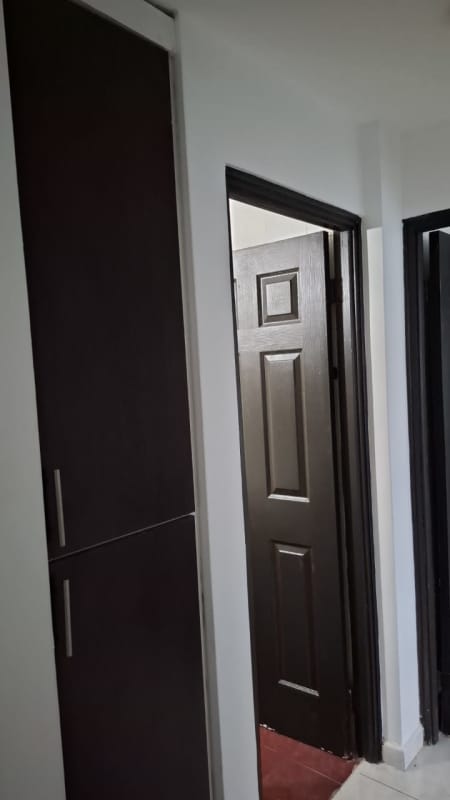 Dining room area overlooking city skyline Punta Paitilla Panama