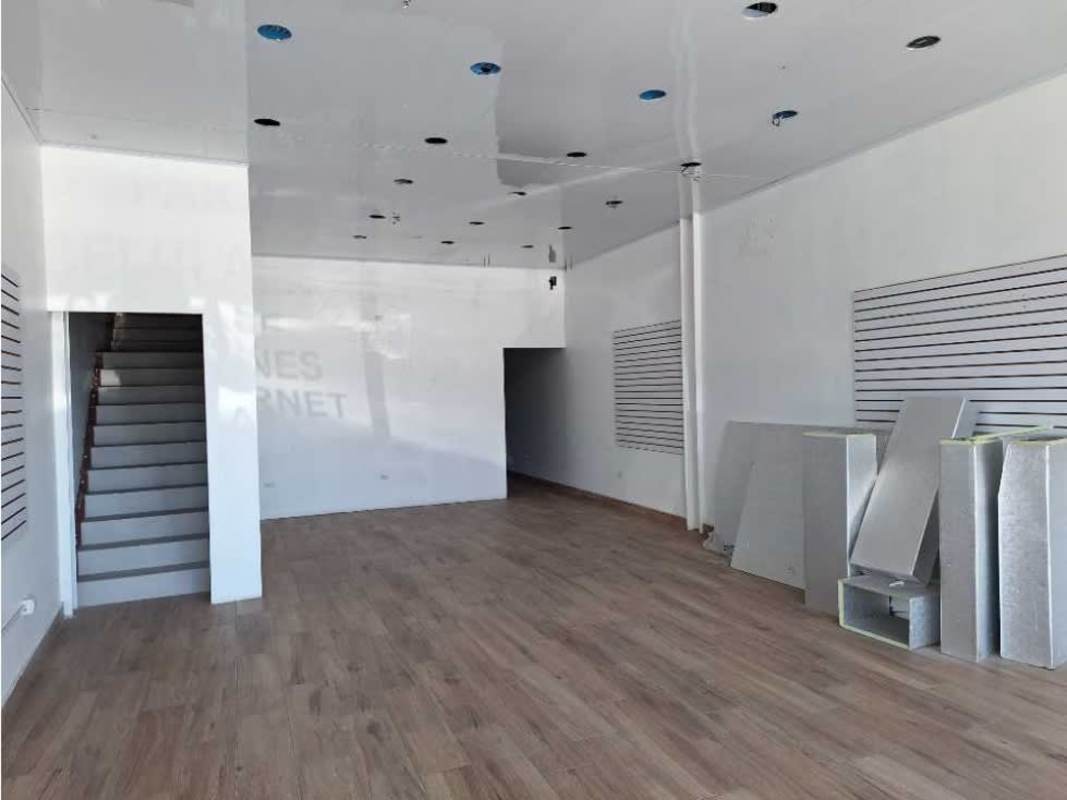 Modern wide glass facade storefront on Via Ricardo J. Alfaro Midtown Plaza Panama City