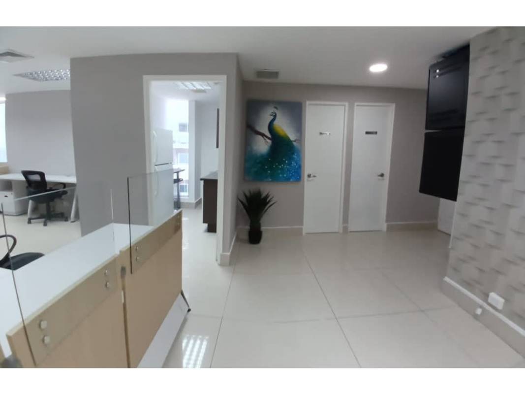 Private office with panoramic ocean and skyline views in PH BICSA Tower Panama