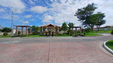 Mediterranean style clubhouse with garden area in Gran Reserva Montelimar Panama