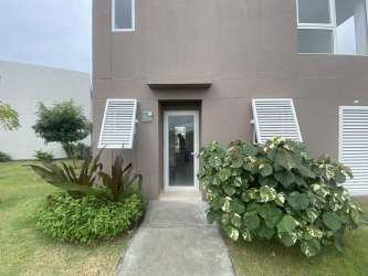 Minimalist bathroom glass shower modern fixtures in PH The Tides beach house Panama