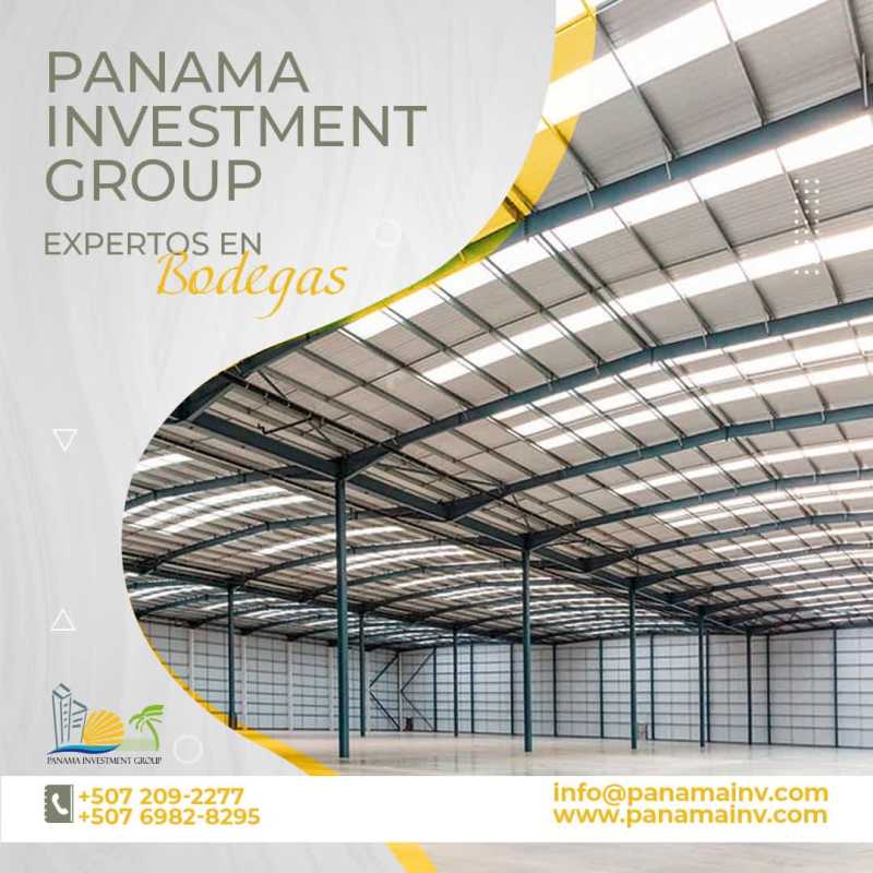 Covered delivery area of industrial warehouse in Las Mañanitas Panama City