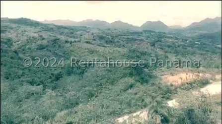 Panoramic mountain landscape with forest in Santa Fe Veraguas Panama