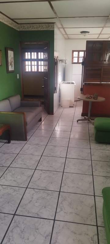 Bright living dining room with ceramic floor, furnished sofa and dining set in apartment for rent in Coco del Mar Panama