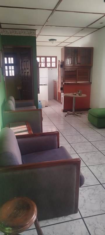 Bedroom with closet and window in furnished rental apartment in Coco del Mar Panama City